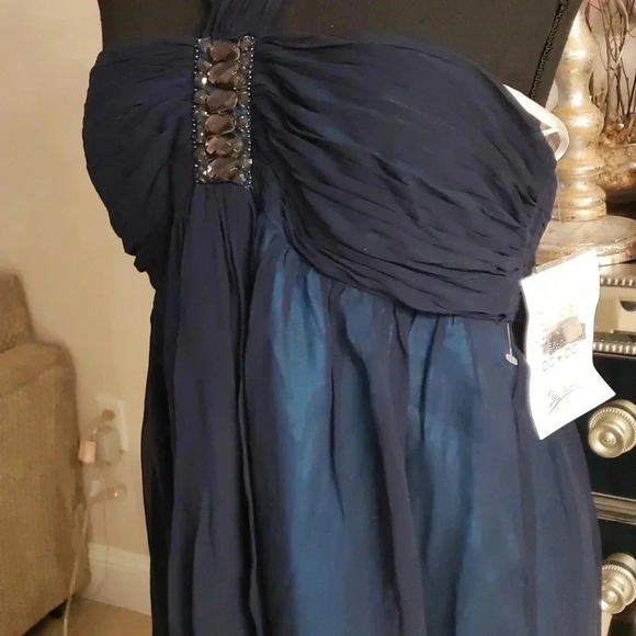 Oleg Cassini designed gorgeous dress size 12 NWT - Picture 3 of 6